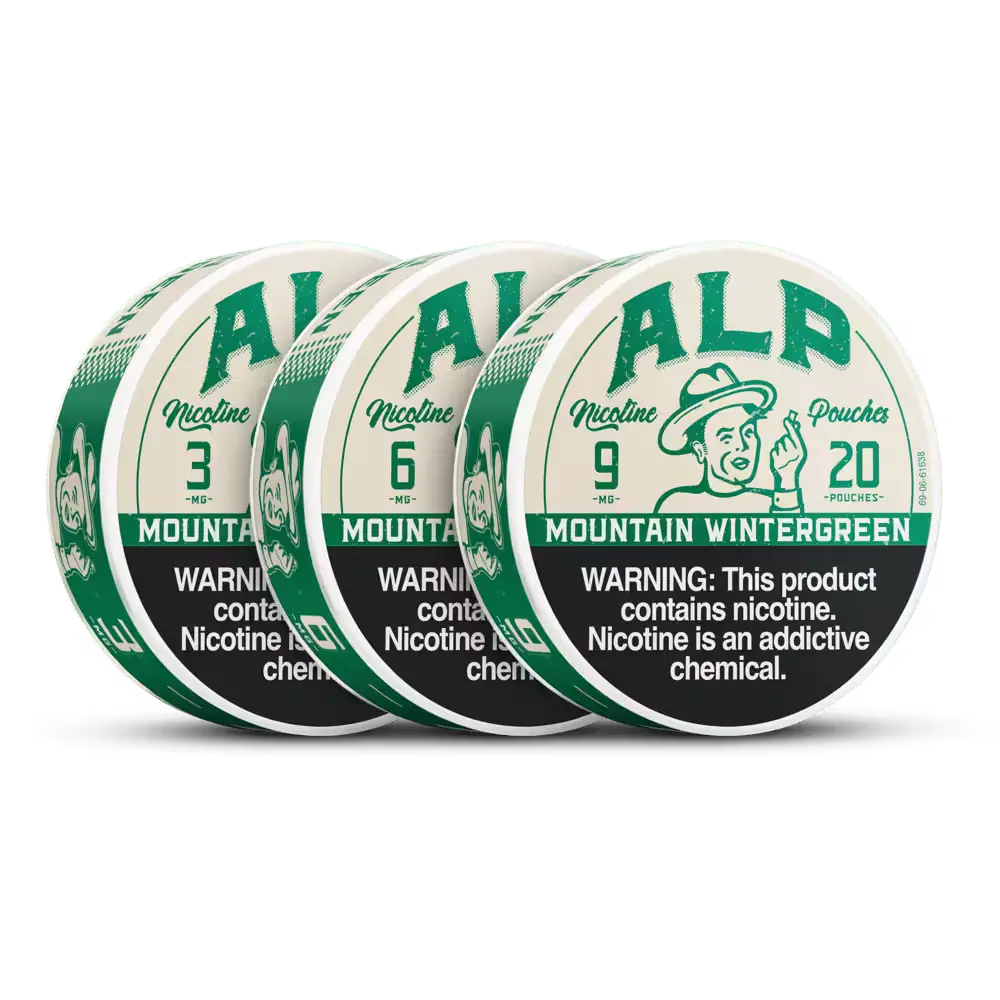 ALP Mountain Wintergreen Nicotine Pouches 1