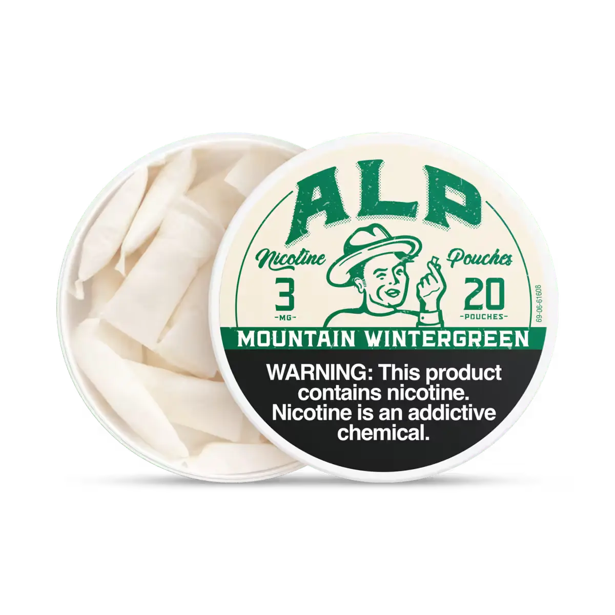 ALP Mountain Wintergreen Nicotine Pouches 6