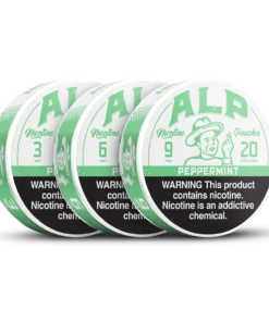 ALP Peppermint Nicotine Pouches all strenths