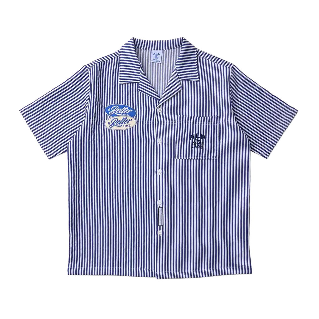 General Store Mechanic's Shirt Blue Stripe